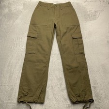BDG Urban Outfitters Cargo Pants Khaki Green Utility Army Style Women's Size S