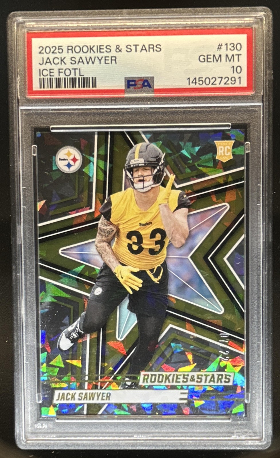 Jack Sawyer Panini Rookies & Stars #130 FOTL Ice