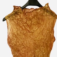 Asian Inspired Frock Sheer Red Gold Cheongsam Dress Intimate Boudoir Form Fittin