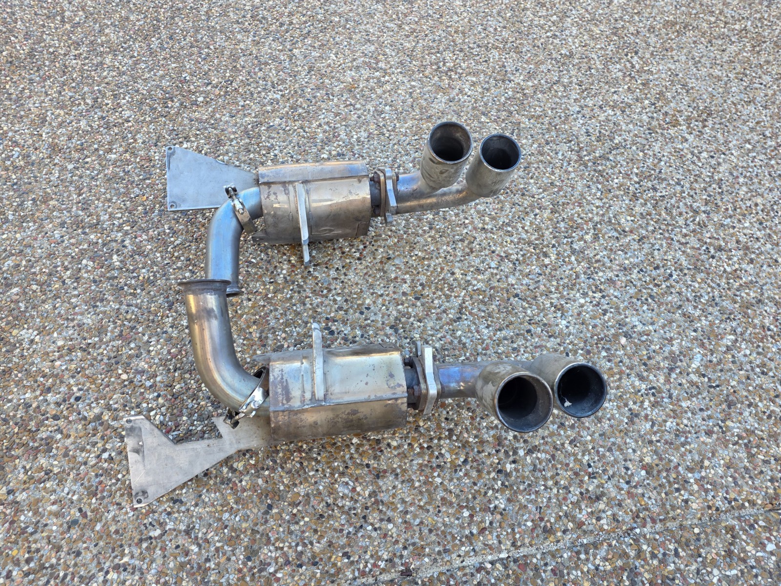 FERRARI F430 TUBI FACTORY ORIGINAL VALVED RACING SPORTS EXHAUST SYSTEM