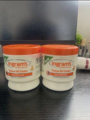 2 Ingrams Camphor Cream Tissue Oil (450g) Brand New