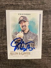 2020 Topps Allen & Ginter Rob Friedman Signed Card #248 PitchingNinja Auto