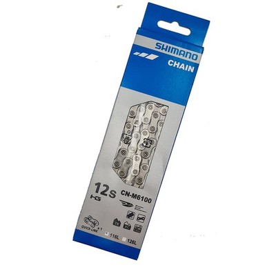 Shimano Fahrradkette Schaltungskette 12-fach DEORE M6100 126-Glieder Quick Link