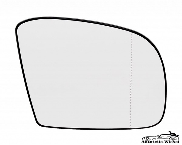 Spiegelglas FüR Mercedes R-Klasse M-Klasse Beheizt Chrom Rechts 05-14-image