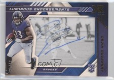 2020 Panini XR Luminous Endorsements Blue 37/49 Devin Duvernay #LE-DD Auto wd9