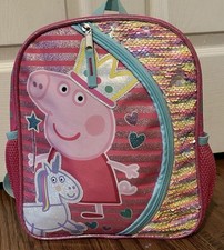 Peppa Pig Toddler Size Backpack 12x10”