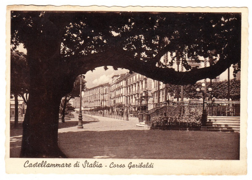 26-02916 - CASTELLAMMARE STABIA NAPOLI - CORSO GARIBALDI VIAGGIATA 1939