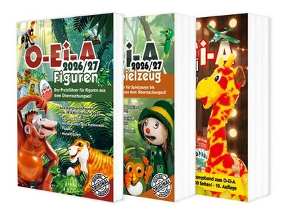 O-Ei-A 3er Bundle 2026/27 - O-Ei-A Figuren, Spielzeug + Spezial! Auf 3368 Seiten