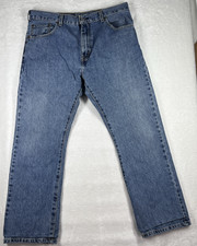 Levi  s 517 Bootcut Jeans Men's 34x28 Actual Blue Denim 100 Cotton