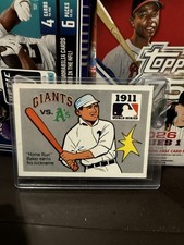 Fleer 1971 Laughlin World Series Eddie Collins #8 Athletics Cubs Baseball Card