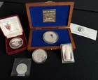 Lof of (5) FIVE .999 Silver Bars & Rounds, 5.5 troy ounces