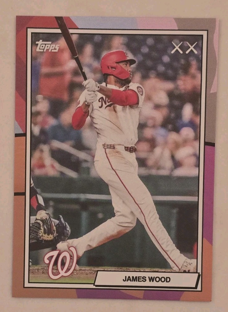 JAMES WOOD 2026 TOPPS X KAWS BASEBALL #57 WASHINGTON NATIONALS 