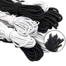 5meter 1mm/1.5mm/2mm/3mm/4mm/5mm High-quality Round Elastic Band Elastic Rope Ru