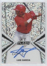 2020 Leaf Flash Flashback Base Auto Luis Garcia #BA-LG1 Auto 0l8y