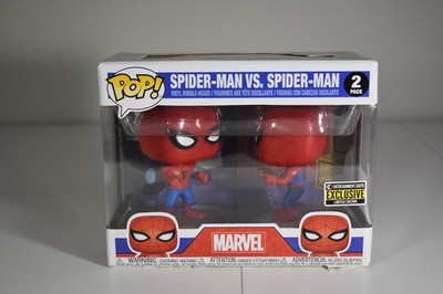 Funko Pop Spider-Man vs Spider-Man Marvel 2PK Entertainment Earth Exclusive