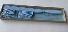 NOS Vintage BLUE CURLY-COMB PLASTIC 8.5" 1930-1940 s Original Box