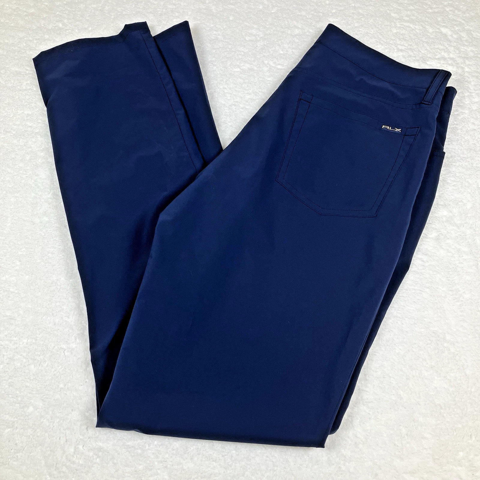 RLX Ralph Lauren Navy Blue Golf Tech Performance Pant Men 30W x 32L Tailored Fit