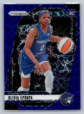 2024 Panini Prizm WNBA #95 Olivia Epoupa Blue Velocity Prizm