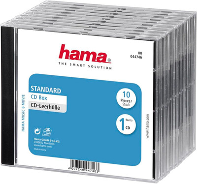 Standard Gehäuse (für CDs und Blu-Ray Discs, Schutzhülle für CD, Paket von