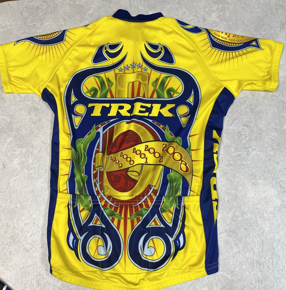 Camiseta deportiva de ciclismo Trek Tour de Francia Champ 1999-2003 Y Nimblewear Practice Jrsy Foto 4 de 4
