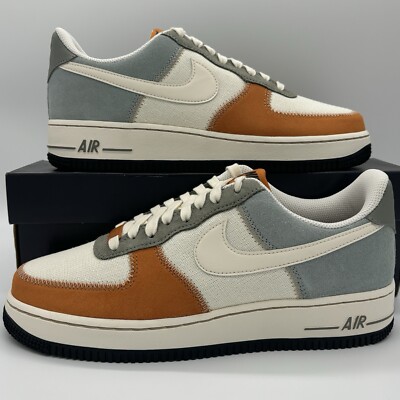 Nike Air Force 1 '07 LV8 EMB Shoes Pumice Pale Ivory FZ6684-001 Mens Size NEW