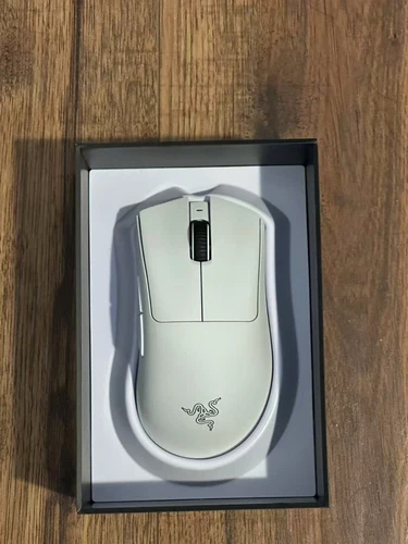 Razer DeathAdder V3 Pro Wireless Gaming Mouse - White