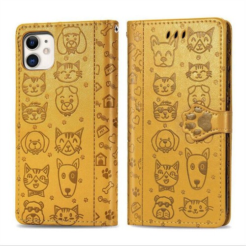 Cat Dog Leather Flip Wallet Cover Case for 13 14 11 12 Pro Max XR XS 7 8 - Picture 17 of 22