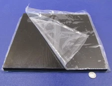 Polyurethane Sorbothane Sheet 3/8" Thick x 12 x 12, Black, 30, 40, 50, 60, 70 oo