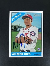 2015 Topps Heritage WILMER DIFO #682 Signed Auto In Person