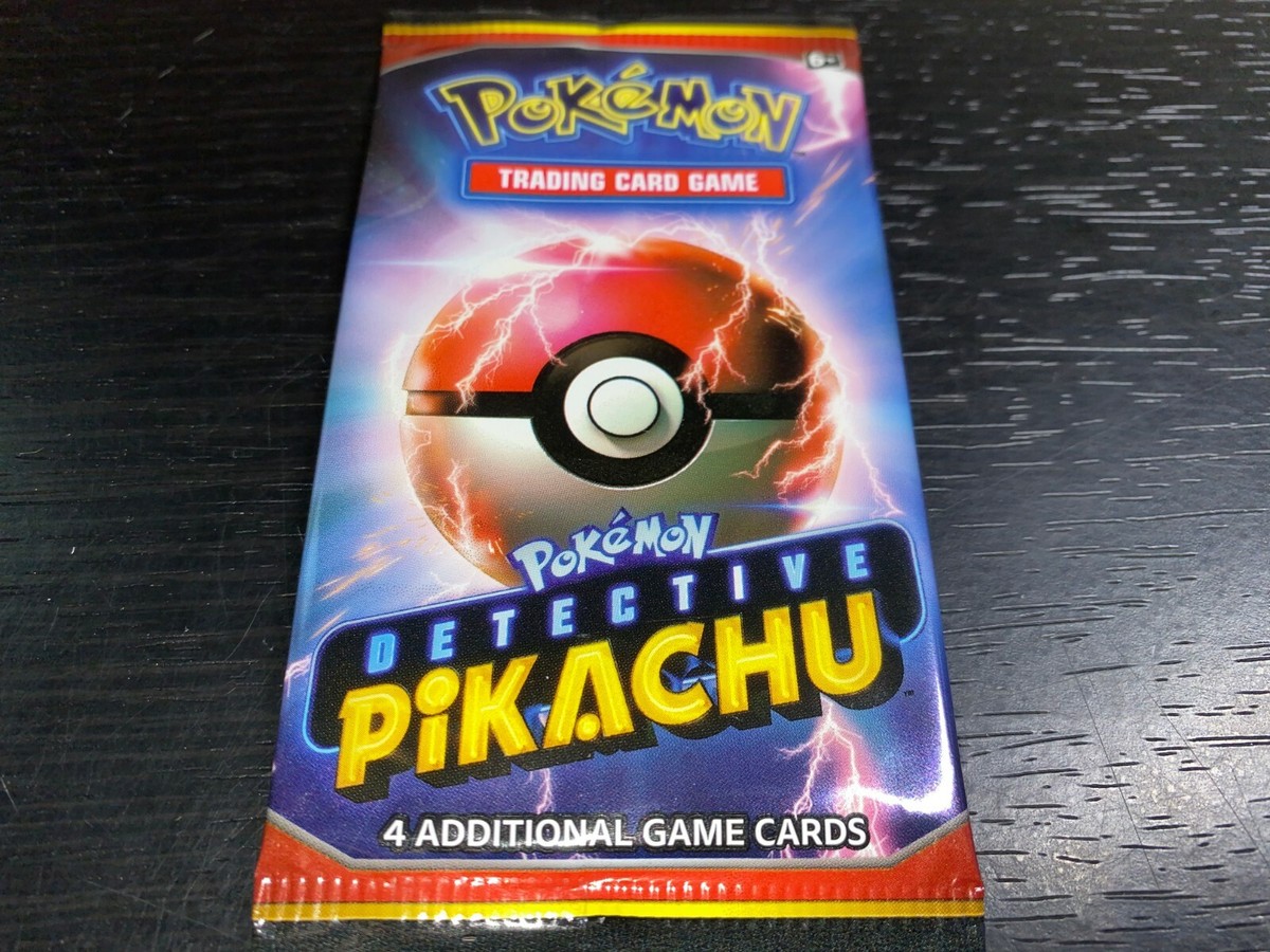 POKEMON TCG! 1 DETECTIVE PIKACHU SEALED BOOSTER PACK BRAND NEW