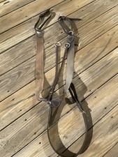 Horse Leather Running Martingale Training Brown/Vespucci