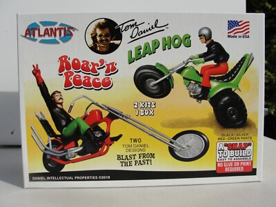 ATLANTIS MODELS ROAR N RACE & LEAP HOG MODEL KITS M6600 NEW OLD STOCK BOXED