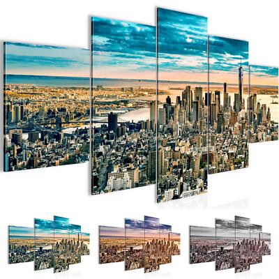 Wandbilder Wohnzimmer XXL New York City Moderne Bild Stadt Skyline