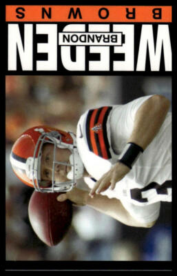 2013 Topps Archives #92a Brandon Weeden White jersey