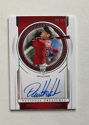 2021 Panini National Treasures Rookie Auto #17 Daulton Varsho /99