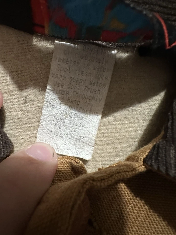 Vtg 70s/80s Blue Bill By Redhead Gamebag Brown Hunting Jacket Size L USA MADE - Image 3 of 4