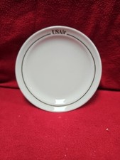 Vintage USAir 5 Inch Plates Gold Rimmed Abco China Made in USA - Set of 8