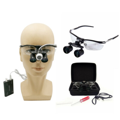 Dental Binocular Loupes Compound Optic 2.5X-3.5X Variable Magnification DY-113
