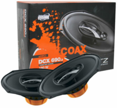 HERTZ DCX-690.3 CAR 6'' X 9'' AUDIO DIECI 3-WAY COAXIAL SPEAKERS & GRILLS PAIR NEW