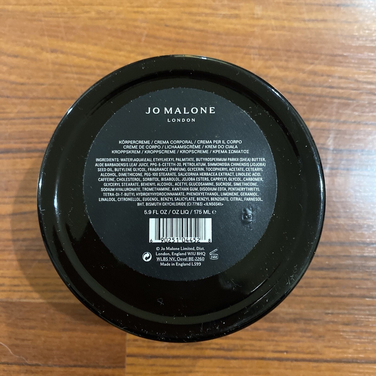 Jo Malone London Tuberose Angelica Body Creme, Full Size 5.9 oz