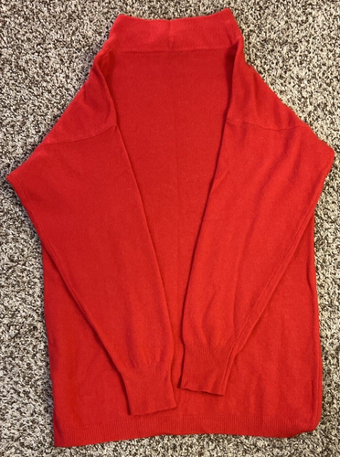VINTAGE BEAUTIFUL Nina Sonelli Sweater Red Lambswool Angora Med M MADE IN ITALY - Picture 18 of 19