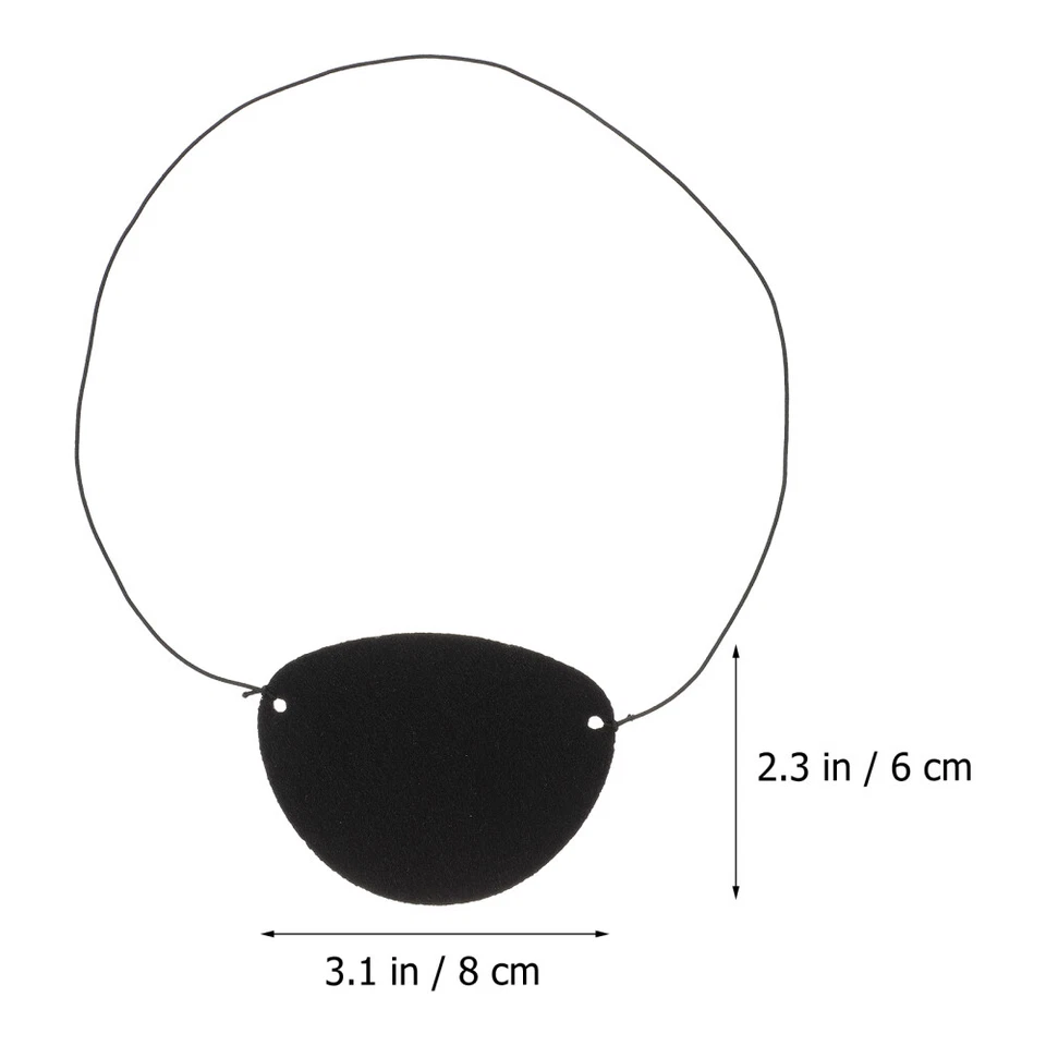 14件装海盗服装配件Strabismus眼罩万圣节儿童 — 第 4/4 张图片