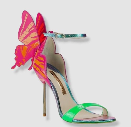 sophia webster women’s multi chiara butterfly sandals size38.5 - Picture 2 of 5