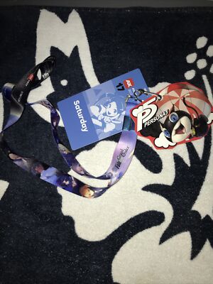 Anime Expo AX 2017 w/ Fate Grand Order Lanyard Persona 5 Atlus Booth Swag Card