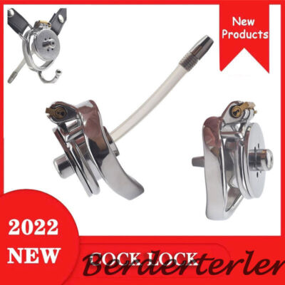 Stainless Steel Chastity Cages Chastity Device Cylinder Inverted Rings Flat