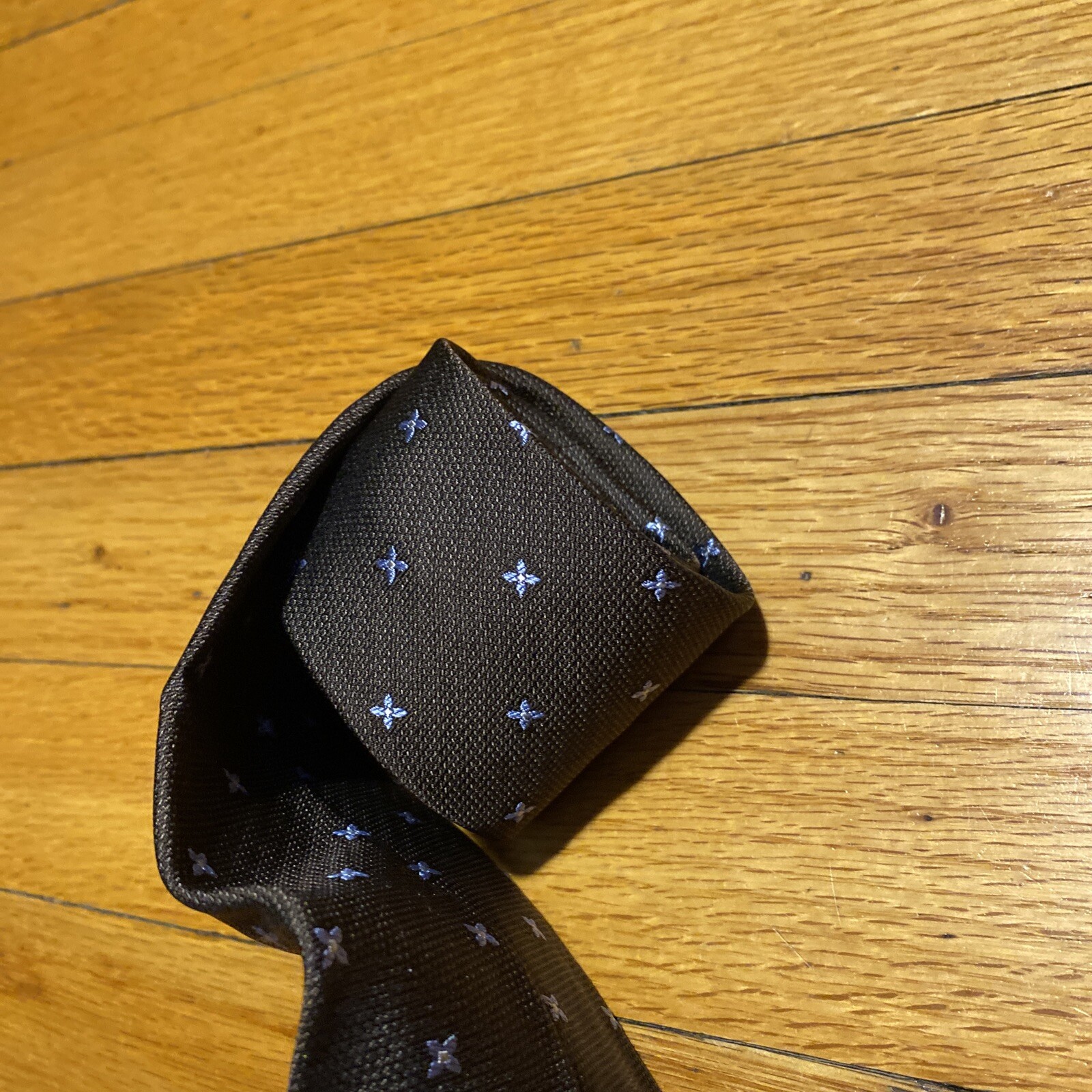 (1) Trendy Brown Flower Patterned Robert Talbott … - image 5