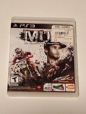 MUD: FIM Motocross World Championship Sony PlayStation 3, ps3 No Manual