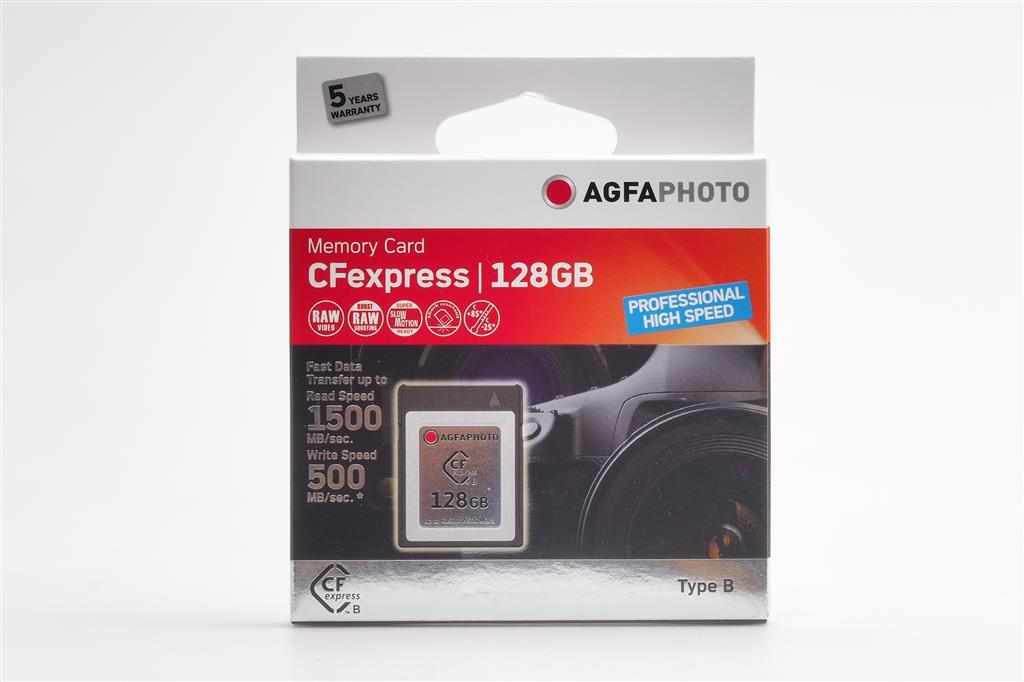 Agfaphoto 128gb Cfexpress Memory Card 500mbs/1500mbs (1721491114)