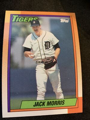 その他 baseball card 1990 TOPPS BASEBALL CARD #555 JACK MORRIS DETROIT TIGERS NMMT FREE