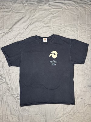 Vintage Phantom Of The Opera 1986 Broadway Show Movie Promo Glow In Dark T-Shirt